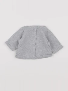 Jacadi - sweat gris - 3 mois