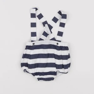 Jacadi - bloomer blanc, bleu - 3 mois