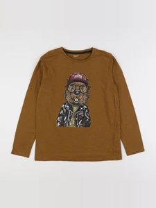 Vertbaudet - tee-shirt marron - 14 ans
