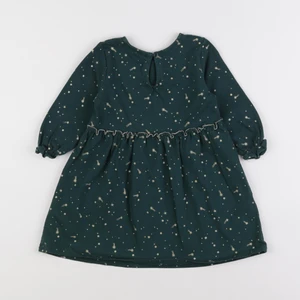 Vertbaudet - robe vert, or - 3 ans