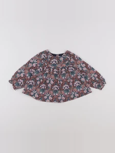 Jacadi - blouse liberty bleu - 18 mois