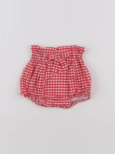 Jacadi - bloomer rose, rouge - 6 mois