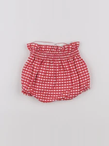 Jacadi - bloomer rose, rouge - 6 mois