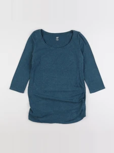 H&M - tee-shirt grossesse bleu - s