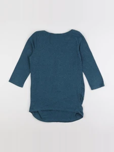 H&M - tee-shirt grossesse bleu - s