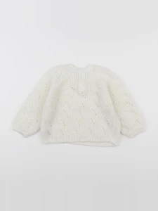 Vertbaudet - pull blanc - 18 mois