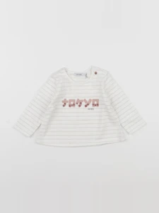 IKKS - tee-shirt beige - 6 mois