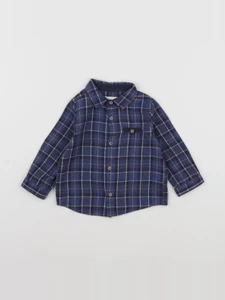 Zara - chemise bleu - 6/9 mois