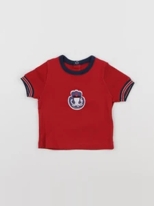 Petit Bateau - tee-shirt rouge - 3 mois