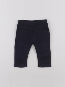 Petit Bateau - pantalon bleu - 3 mois