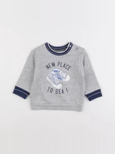IKKS - sweat gris - 12 mois