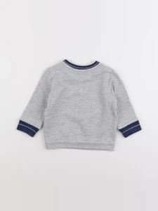 IKKS - sweat gris - 12 mois