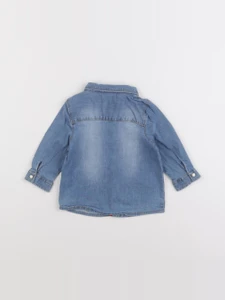 Tape à l'oeil - chemise bleu - 6 mois