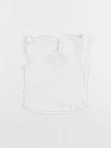 Bonton - tee-shirt blanc - 12 mois