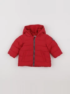 Petit Bateau - doudoune rouge - 6 mois