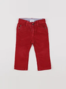 Jacadi - pantalon rouge - 12 mois