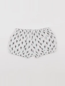 Bouchara - bloomer blanc, gris - 9 mois