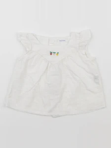 Boutchou - blouse blanc - 3 mois