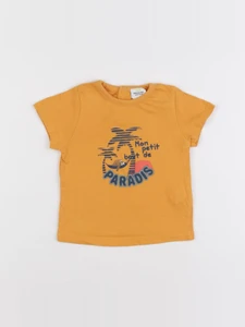 Tape à l'oeil - tee-shirt orange - 12 mois