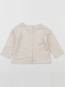 Vertbaudet - tee-shirt beige - 6 mois