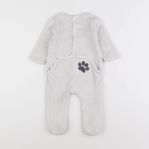 Vertbaudet - pyjama velours beige - 6 mois