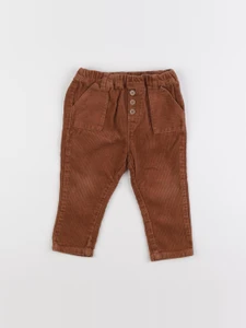 Vertbaudet - pantalon marron - 18 mois