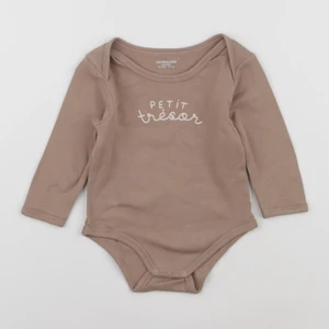 Vertbaudet - body marron - 12 mois