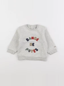 Tape à l'oeil - sweat beige - 12 mois