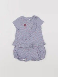 IKKS - ensemble bleu - 6 mois