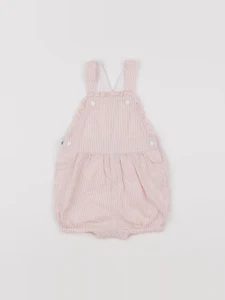 Petit Bateau - salopette rose - 6 mois