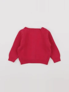 Jacadi - gilet rose - 6 mois