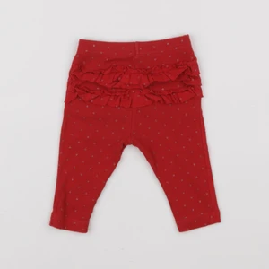 Petit Bateau - legging rouge - 6 mois