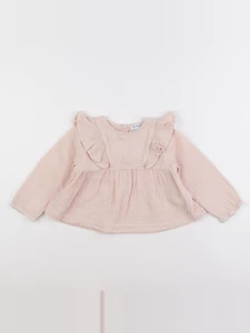 Vertbaudet - blouse rose - 18 mois