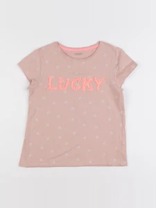 Vertbaudet - tee-shirt rose - 10 ans