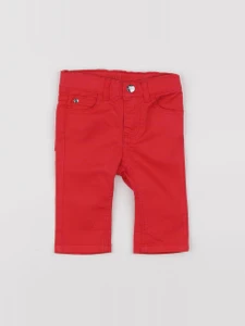 Jacadi - pantalon doublé rouge - 6 mois