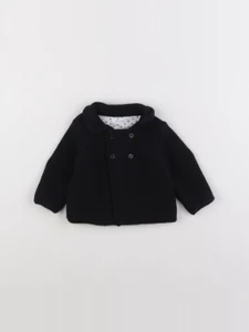 Boutchou - gilet bleu - 3 mois