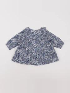 Jacadi - robe liberty bleu - 6 mois