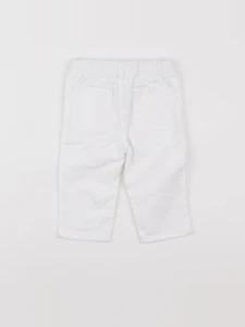 Jacadi - jean blanc - 12 mois