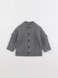 Jacadi - gilet gris - 6 mois