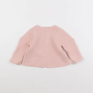 Vertbaudet - gilet rose - 6 mois