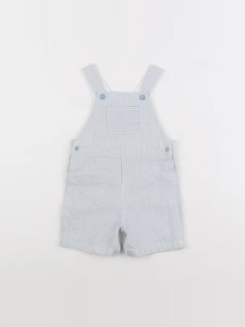 Petit Bateau - salopette bleu - 6 mois