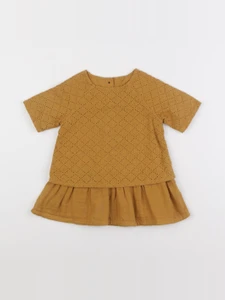 Boutchou - robe jaune - 6 mois