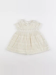 Boutchou - robe blanc - 9 mois