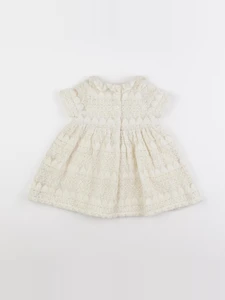 Boutchou - robe blanc - 9 mois