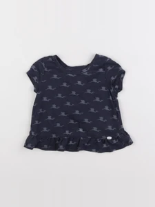 IKKS - tee-shirt bleu - 12 mois