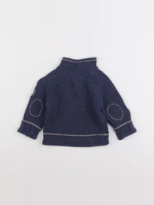 Jacadi - pull bleu - 6 mois