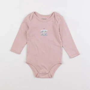 Vertbaudet - body rose - 12 mois