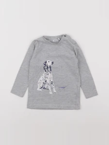 IKKS - tee-shirt gris - 18 mois