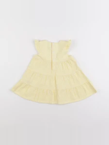 Petit Bateau - robe jaune - 6 mois