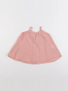 1+ In the family - robe rose - 6 mois